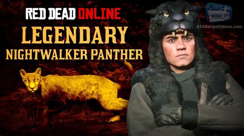 Red Dead Online - Legendary Nightwalker Panther Location [Animal Field ...