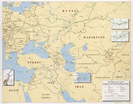 Caspian Sea World Map