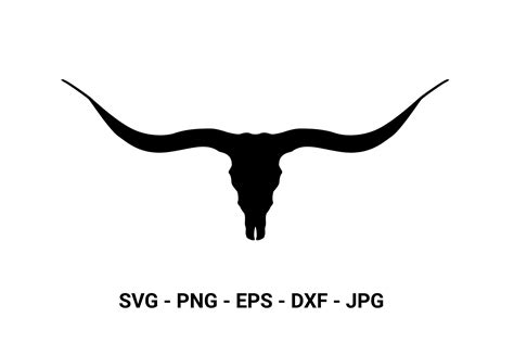 Texas Longhorn, Head Instant, Bull, Bull Clipart, Download SVG, PNG ...