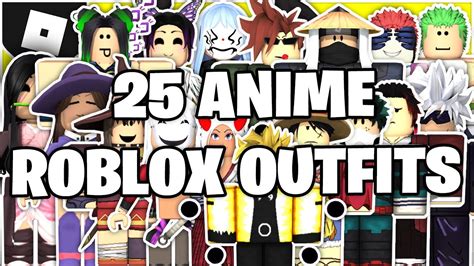 25 Anime Roblox Outfits - YouTube