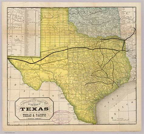 Railroad Map of Texas 1876 http://www.davidrumsey.com/luna/servlet ...