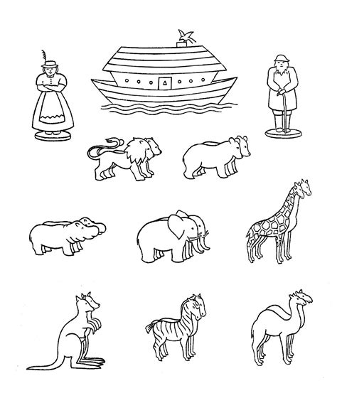 34+ Free Printable Noah S Ark Animal Coloring Pages | Free Wallpaper