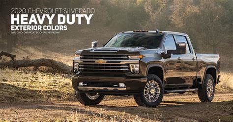 2018 Chevy Silverado Paint Colors