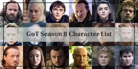 Who is Alive in Game of Thrones Season 8? Full List - Follow The Throne