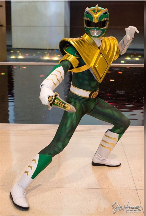 Green Ranger Cosplay Costume Mighty Morphin Power Rangers Tommy Oliver ...