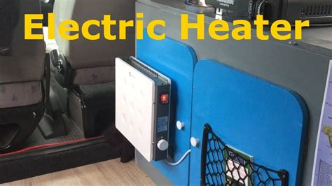 Camper Van Electric Heater Installation (read updated description ...