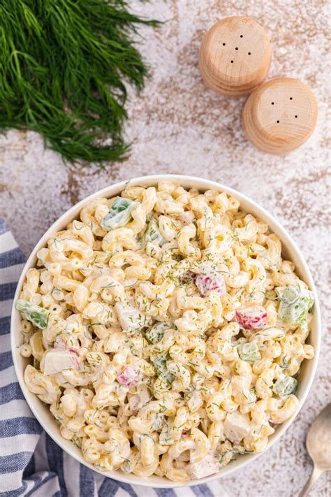 Macaroni Dill Salad {So Creamy!} - Simply Stacie