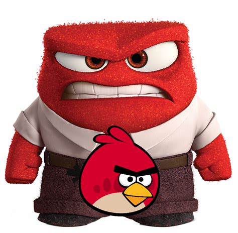 Anger and Red (Inside Out/Angry Birds) by EBOTIZER on DeviantArt