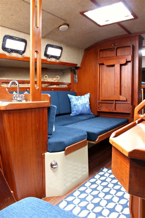 Ahoy! Tour Our Updated Ticon 30 Sailboat Interior | Dans le Lakehouse