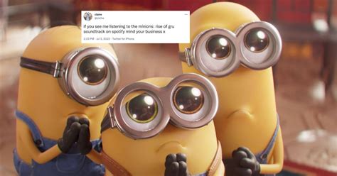 ‘Minions: The Rise Of Gru’ Soundtrack Memes That Took Over Twitter