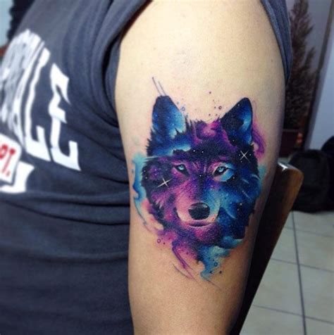 Animal Tattoo Designs - Galaxy wolf tattoo by Adrian Bascur ...