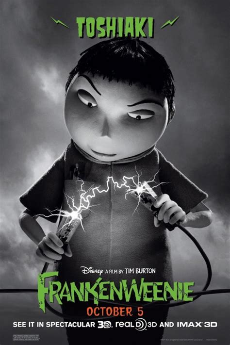 9 New Characters Posters of Tim Burton’s Frankenweenie |Teaser Trailer