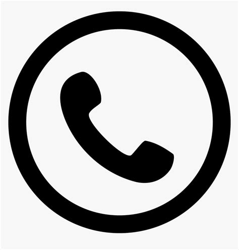 Wait for a call call icon png black transparent png transparent png ...