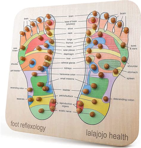 Foot Massager and Reflexology Tool - Hand Crafted Massage Board for ...