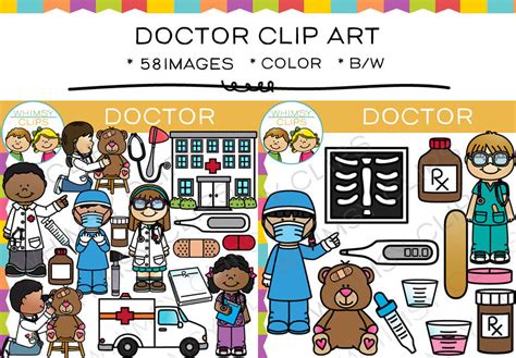 Kids Doctor Clip Art , Images & Illustrations | Whimsy Clips