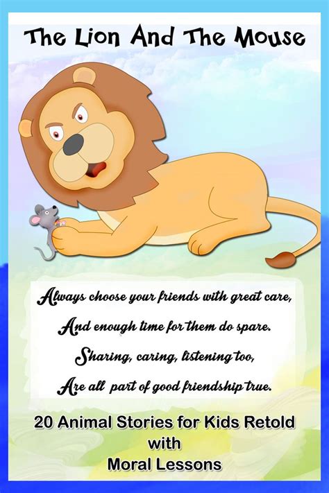 The Lion and the Mouse - Moral Story for Kids in 2020 | Moral stories ...