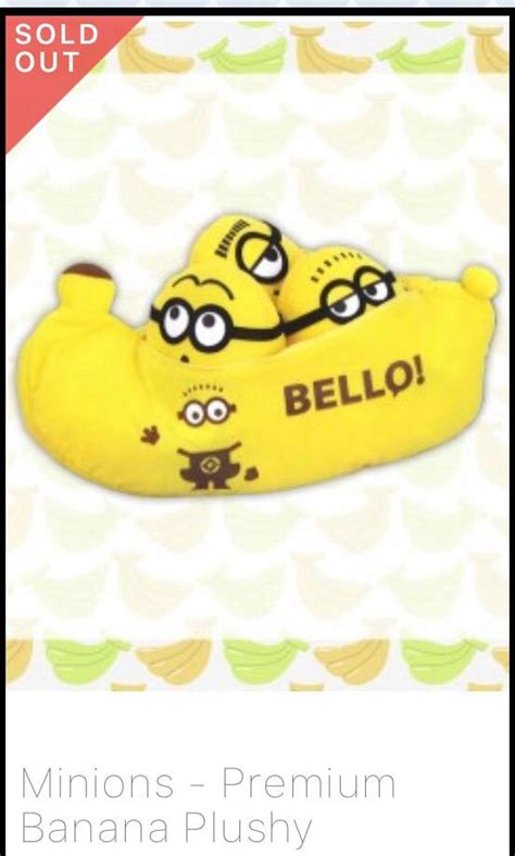 Minions Banana Plushy Plush Toreba, Hobbies & Toys, Toys & Games on ...