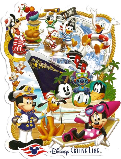 My Favorite Disney Postcards: Disney Cruise Line Shaped Postcard with ...