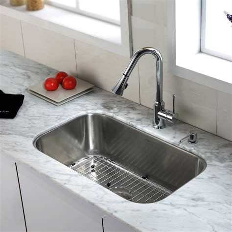 Undermount Kitchen Sink And Faucet Combo