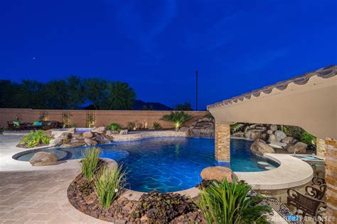 premier paradise inc backyard boulder living gilbert arizona paradise ...