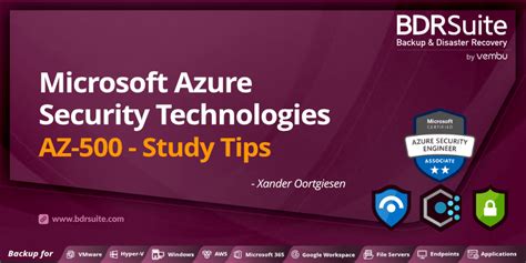 Microsoft Azure Security Technologies AZ-500 – Study Tips - BDRSuite