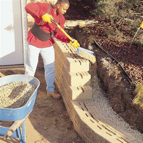 Cinder Block Retaining Walls Construction | MyCoffeepot.Org