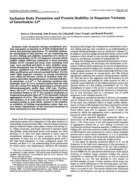 (PDF) Inclusion-Body Formation and Protein Stability in Sequence ...