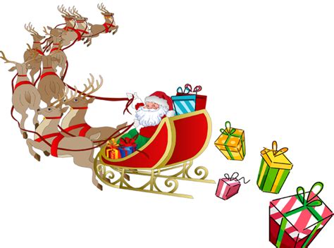 Download High Quality santa clipart sleigh Transparent PNG Images - Art ...