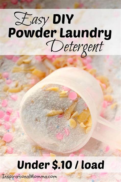 Easy DIY Powder Laundry Detergent - Inspirational Momma