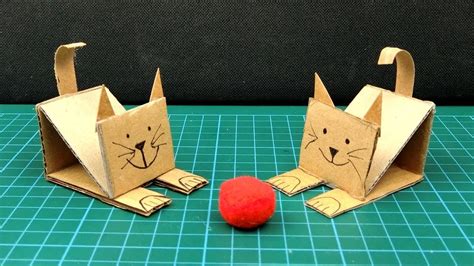 How to Make Cardboard Animal #66 - DIY Cat and Horse From Paper