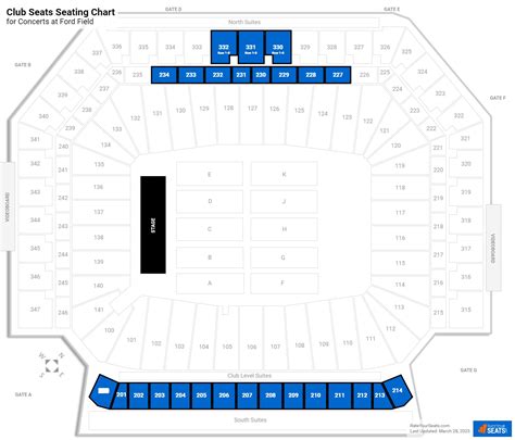 What Are Club Seats At Ford Field And River | Brokeasshome.com