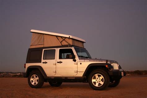 The Jeep Wrangler blows its lid with Ursa Minor pop-top camper