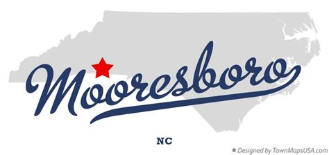 Map of Mooresboro, NC, North Carolina