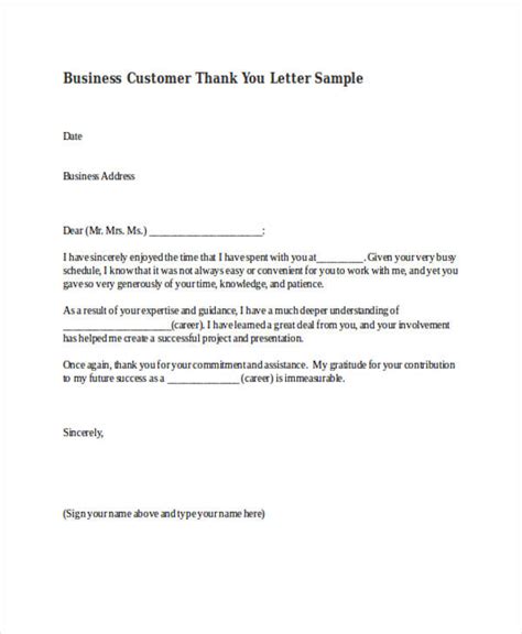 Thank-You Letter - 74+ Examples, Format, PDF