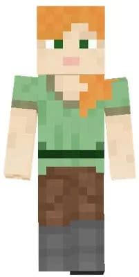 Minecraft Alex Paper Craft for Kids