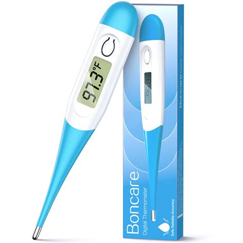 Thermometer for Adults Digital Oral Thermometer for Fever with 10 ...