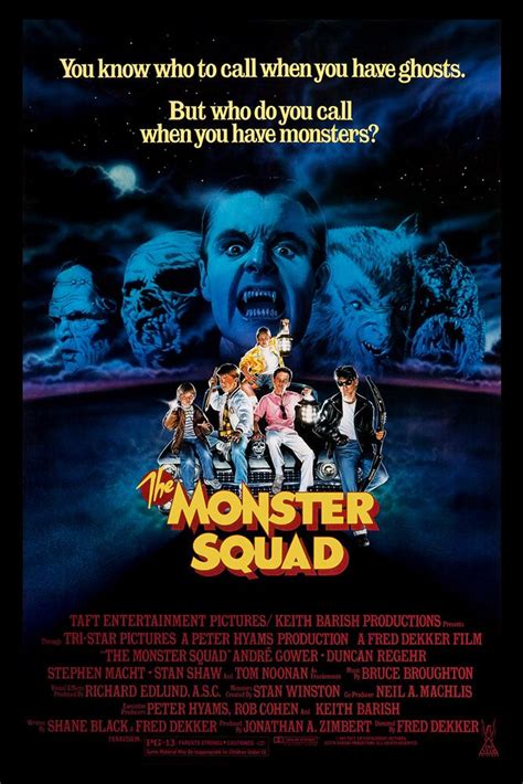 The Monster Squad (1987) | Monster squad, Horror movie posters, Classic ...