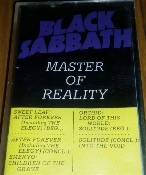 Black Sabbath - Master Of Reality (Cassette) | Discogs