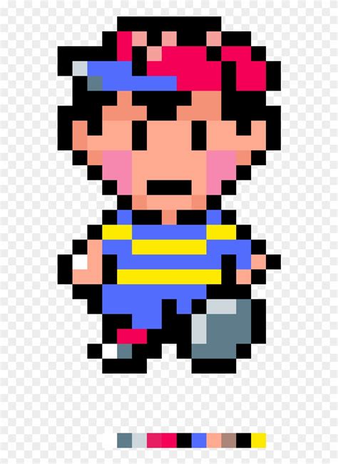 Download Ness - Ness Earthbound Sprite Clipart Png Download - PikPng