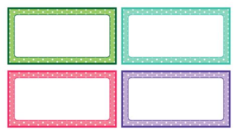 Editable Free Printable Labels Template