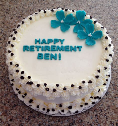 Happy Retirement Cake