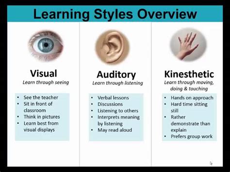 Visual Learning Style Examples