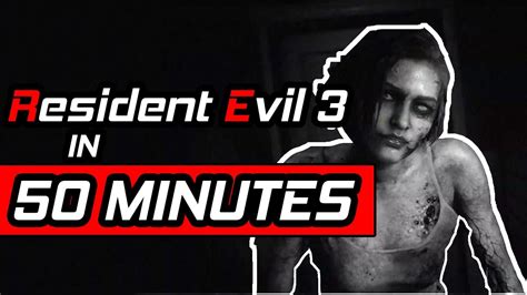 Resident Evil 3 Remake Speedrun in 50 Minutes - YouTube