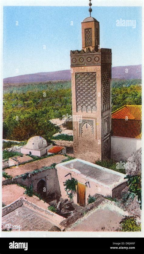 Algeria - Tlemcen - Minaret of Sidi Boumediene Mosque Stock Photo - Alamy