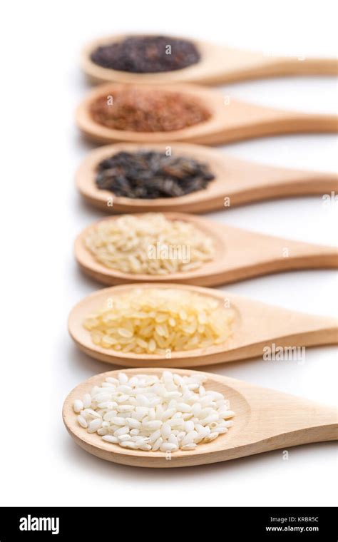 Different rice varieties Stock Photo - Alamy