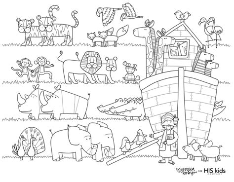 noah ark coloring pages to download and print for free - noah built a ...