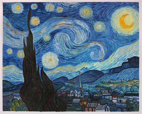 Starry Night Starry Night Painting Night Painting Starry Night - Riset