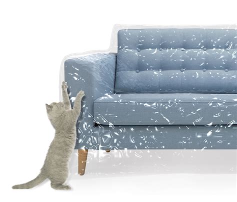 Plastic Couch Cover Pets | Cat Scratching Protector Clawing Deterrent ...