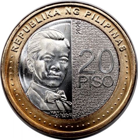 Philippines, 20 Pesos, 2020, Original Coin for Collection – Panda Banknote