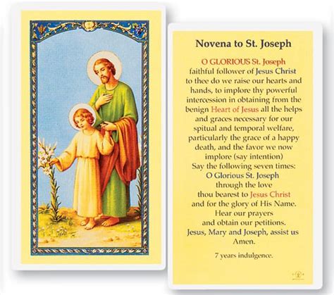 Novena To St Joseph Printable - Printable Word Searches